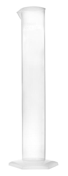 PROBETA 2000ML DE POLIPROPILENO, CLASE B, GRADUACIÓN EN RELIEVE, BASE HEXAGONAL EISCO