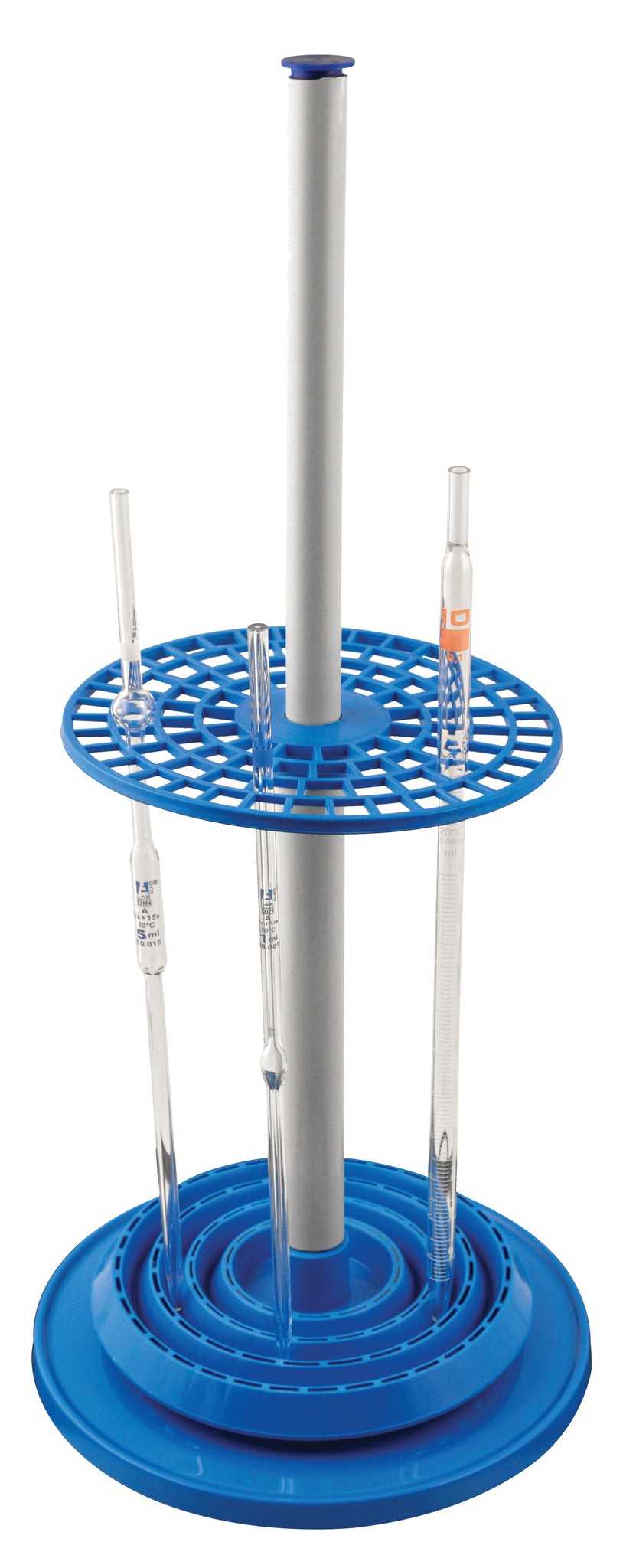 SOPORTE PARA PIPETAS (PORTAPIPETAS) TIPO CARRUSEL CON 94 LUGARES AUTOCLAVABLE RESISTENTE A QUÍMICOS EISCO