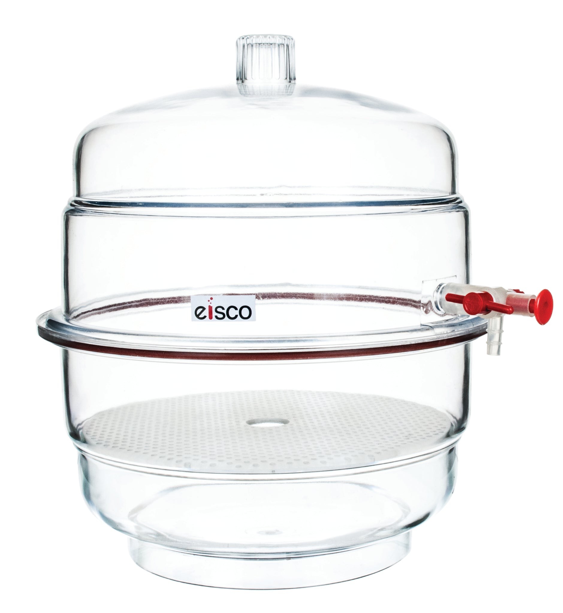 DESECADOR 25CM PARA VACÍO DE POLICARBONATO TRANSPARENTE EISCO